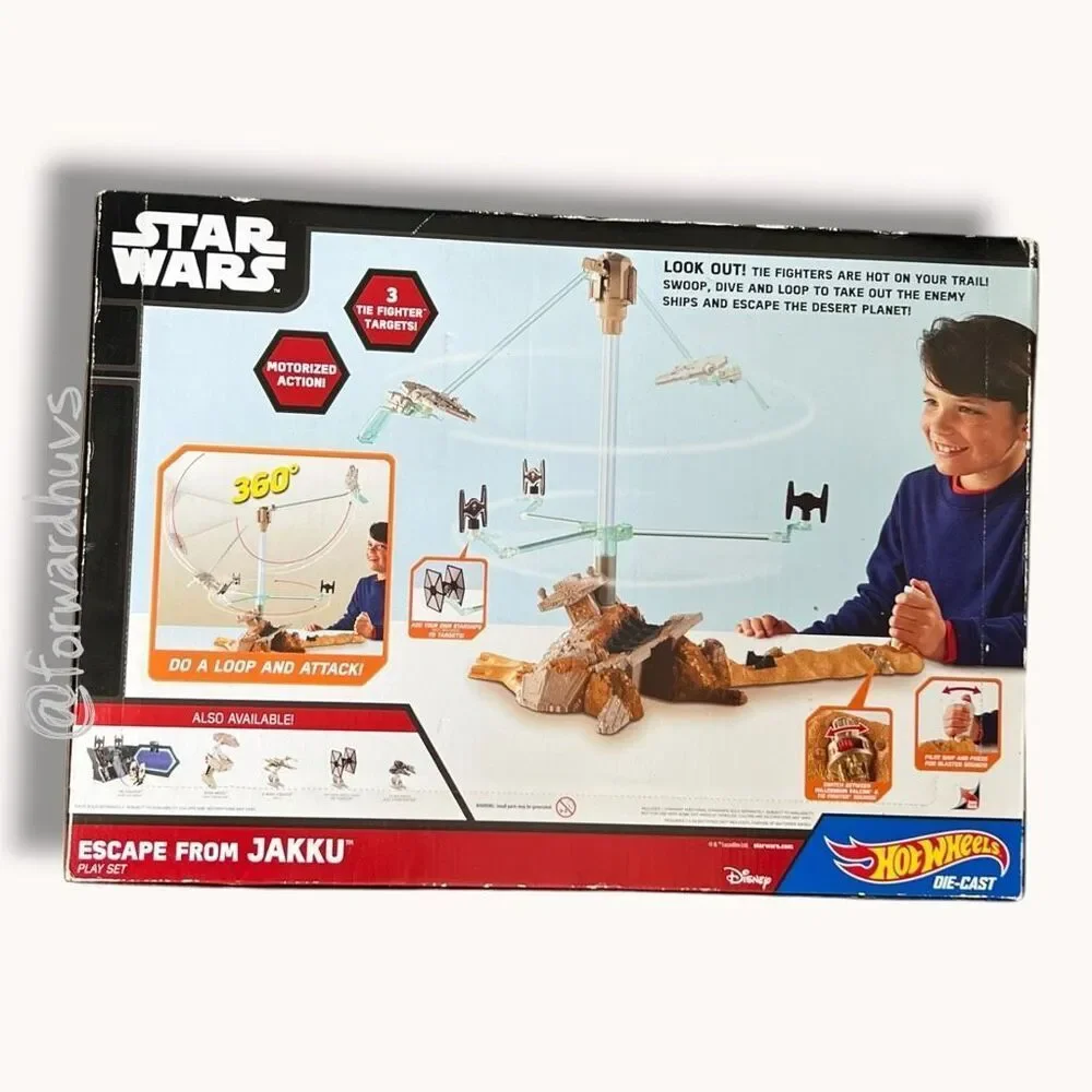 Hot Wheels Star Wars Escape from Jakku Play Set – Factory Sealed